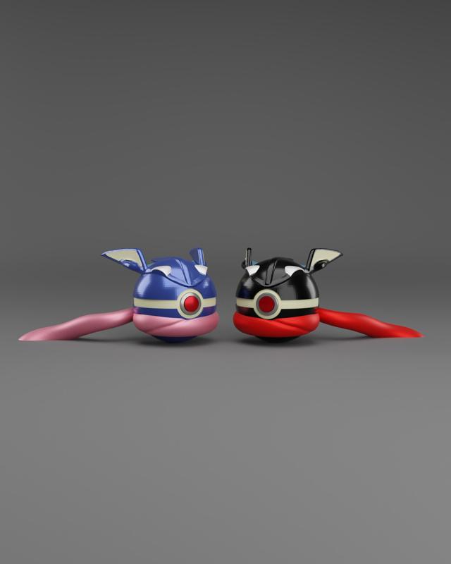 GreniBall Greninja Themed Pokeball – Fan Art