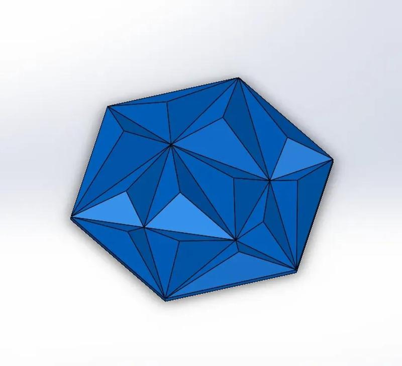 Wallmount – hexagon