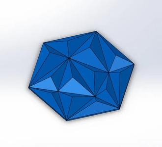 Wallmount – hexagon