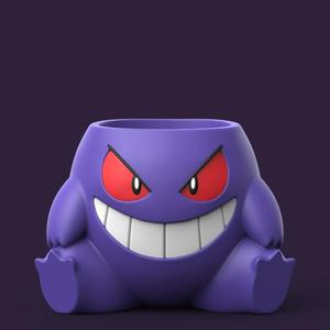 Gengar Planter (Easy Print No Supports)