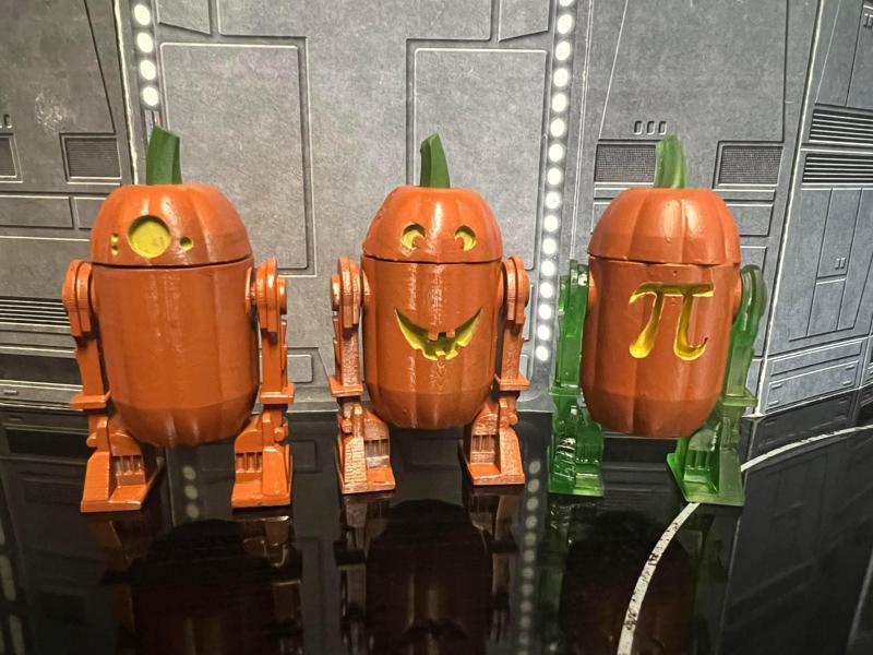 STAR WARS VINTAGE R2-D2 PUMPKIN, JACK O LATERN, PUMPKIN PI,  HALLOWEEN SPECIAL, CUSTOM UNPRODUCED KENNER, HASBRO ACTION FIGURE, 3.75", 1/18, 5POA