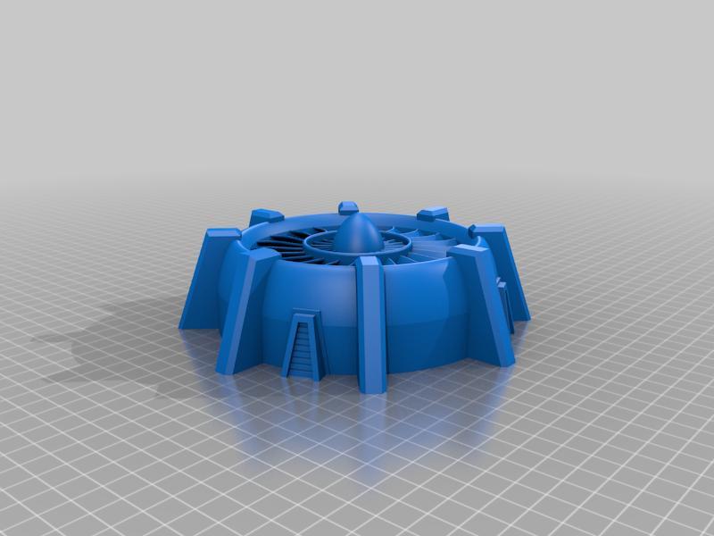 Wargaming compatible terrain / ventilation / cooling system – 28mm