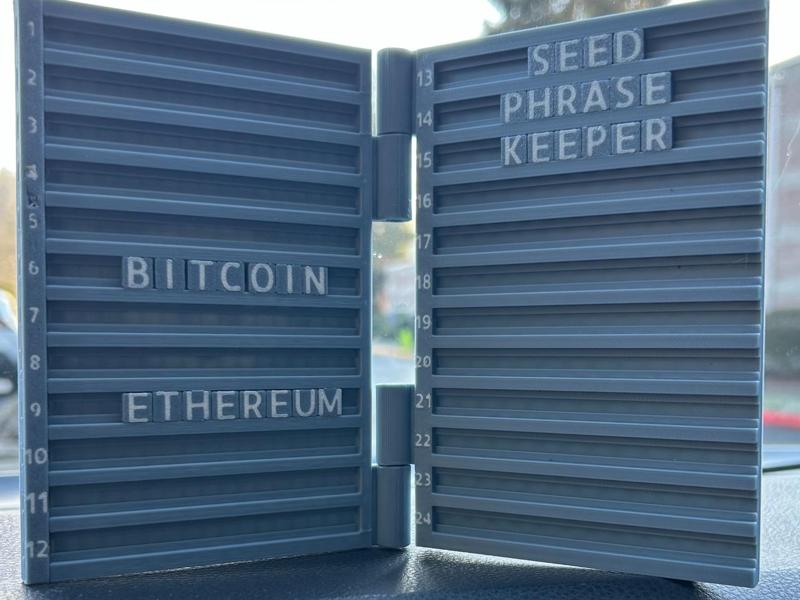 Seed Phrase Keeper – Bitcoin Recovery Codebook