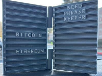 Seed Phrase Keeper – Bitcoin Recovery Codebook