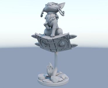 yuumi 3D Print Model from League of Legends