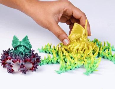 Articulated Octopus Davy Jones Pirate FLEXI WIGGLE PET