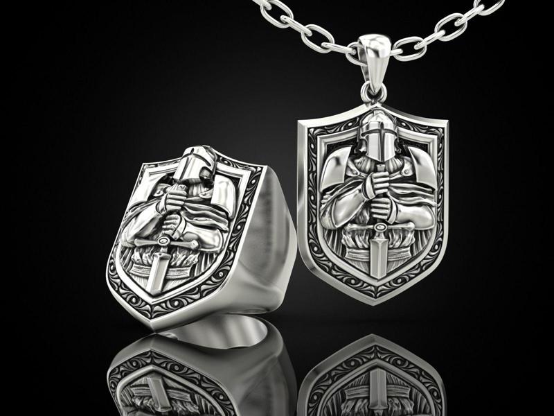 Collection Knight Ring and Pendant