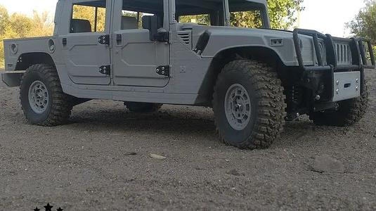 3D PRINTED RC CAR HUMMER H1 PICKUP body BY AN3DRC