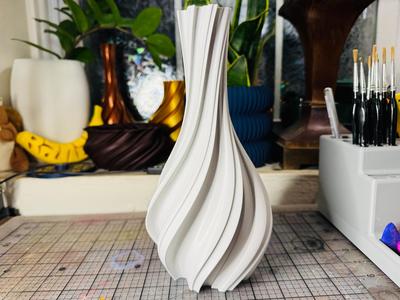“Ocean Dream” Contemporary Spiral Vase