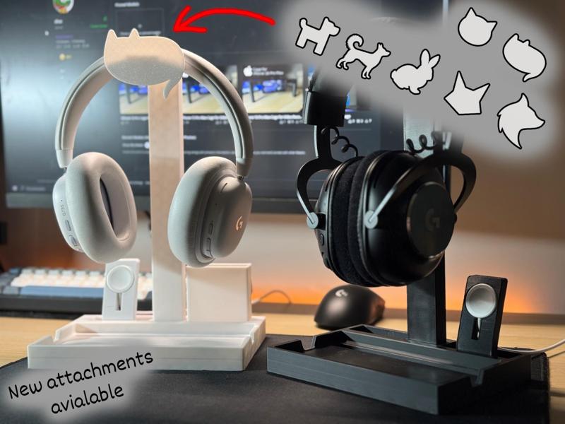 Modular Headphones Stand (with phone stand)