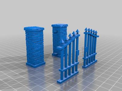 Stone Wall Gate
