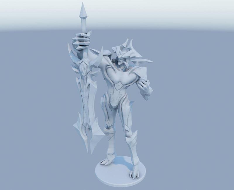 Aatrox League of Legends 3D print model 3D print model