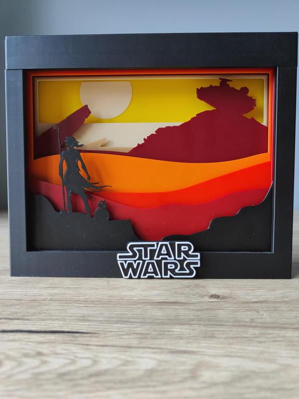 Star Wars Jakku Shadow Box