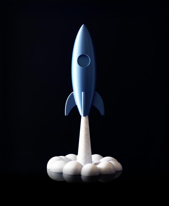 Minimalist Rocket Ship