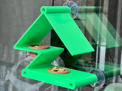Minimalist Stylish Bird Feeder can fit in Windows