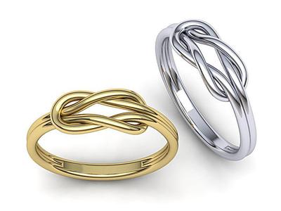 Infinity Knot ring 3dmodel printable