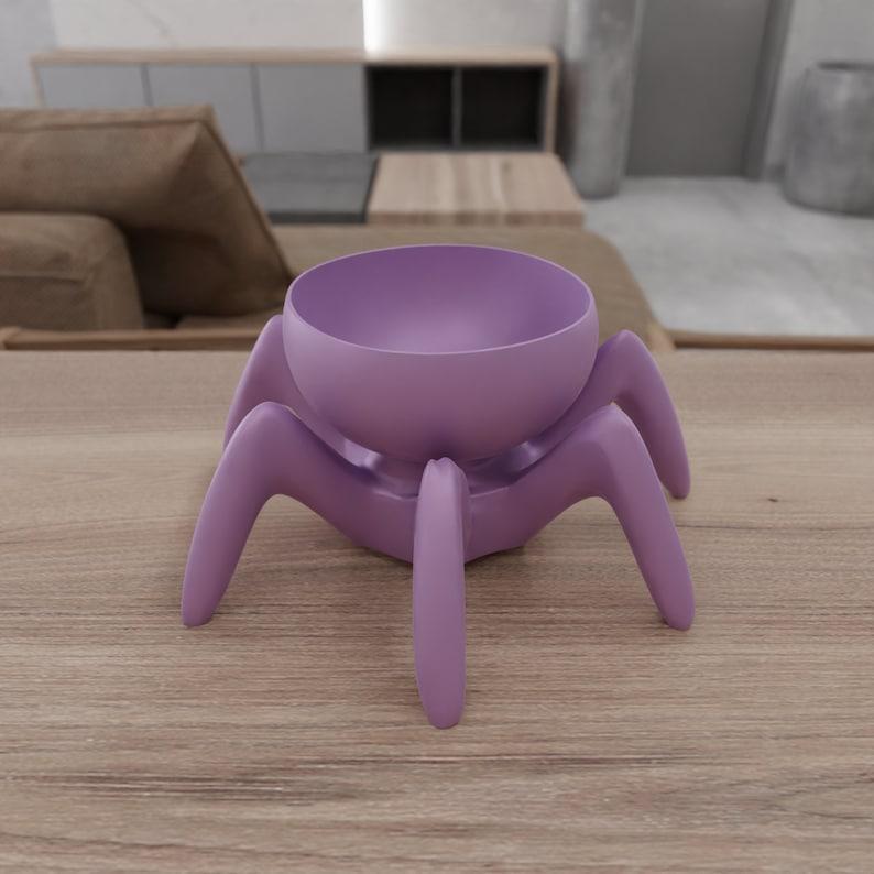 3D Spider Planter as a Stl File & 3D Printed Decor, Indoor Planter, Home Decor, Desk Planter, Cute Planter, Animal Planter, Animal Art
