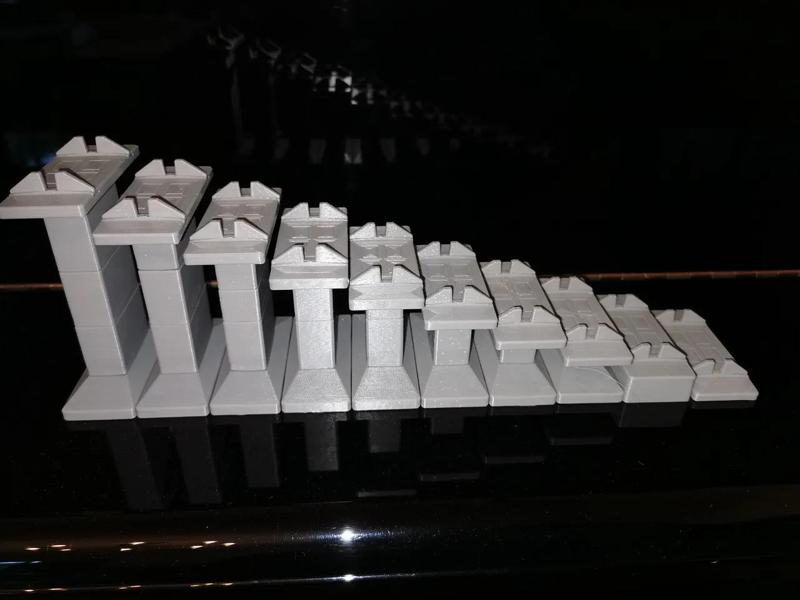 H0 modular Bridge Pillar System pluggable / H0 modulares Brückenpfeiler Stecksystem