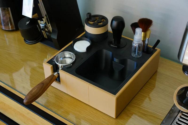 Coffee Blocks: The Modular Espresso Tamping Station