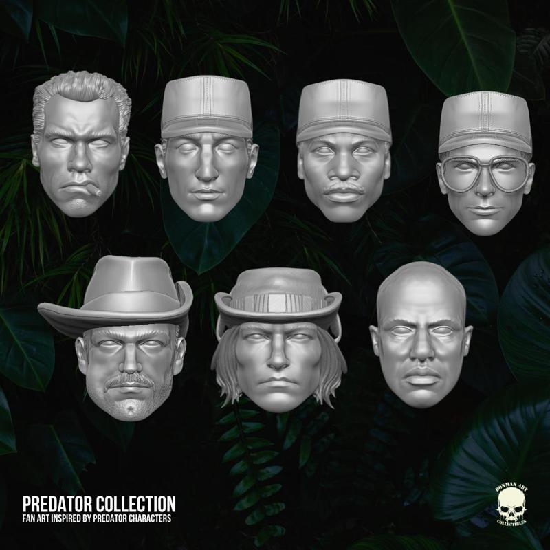 Predator Collection Fan Art 3D printables for Action Figures