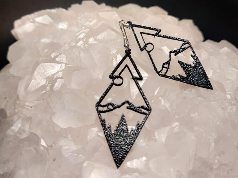 Moonlit Peaks Earring
