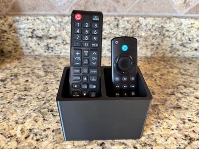 TV Remote Holder two slots