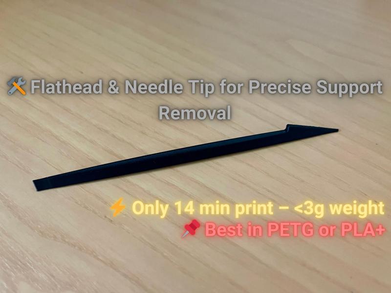 Support Remover Tool – Dual-Tip Design