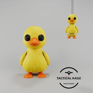 Flexy Duck Figurine + Keychain