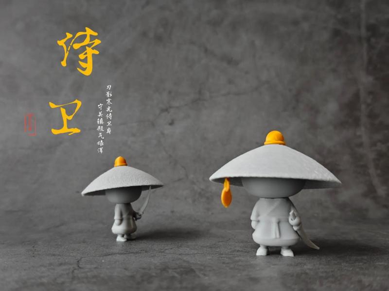 Sword-Wielding Guardsman: Miniature Model of Ancient Chinese Martial Arts