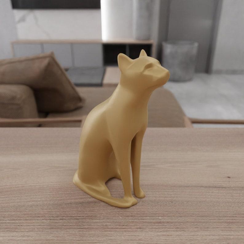 3D Cat Stl Decor with 3D Stl Files and Ready to Print, Gifts for Him & Cat Art, 3D Art, Cat Print, 3D Printing, Home Decor, 3D Printed Decor