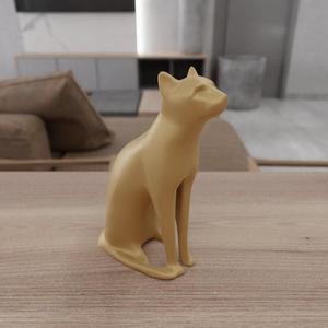 3D Cat Stl Decor with 3D Stl Files and Ready to Print, Gifts for Him & Cat Art, 3D Art, Cat Print, 3D Printing, Home Decor, 3D Printed Decor