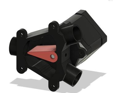 Impoved CPAP part cooling flap