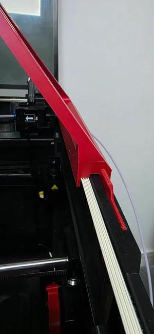 K1 Max top support for the riser