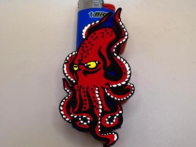 Octopus lighter case