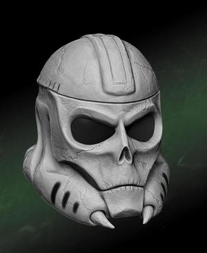 Grim Reaper trooper helmet
