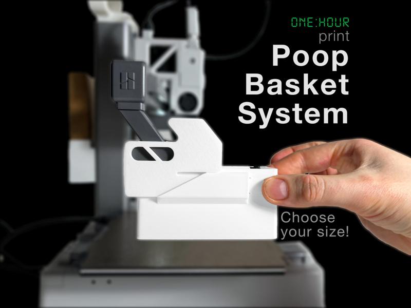 a1 mini poop bucket system chute box for A1/A1mini
