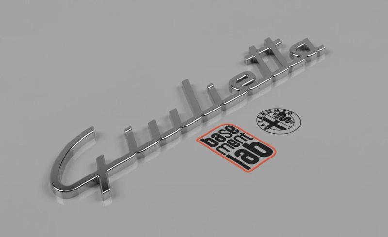 Alfa Romeo GIULIETTA Rear Vintage Written / Vintage Frieze-Logo-Badge - Scritta Logo Posteriore Giulietta   