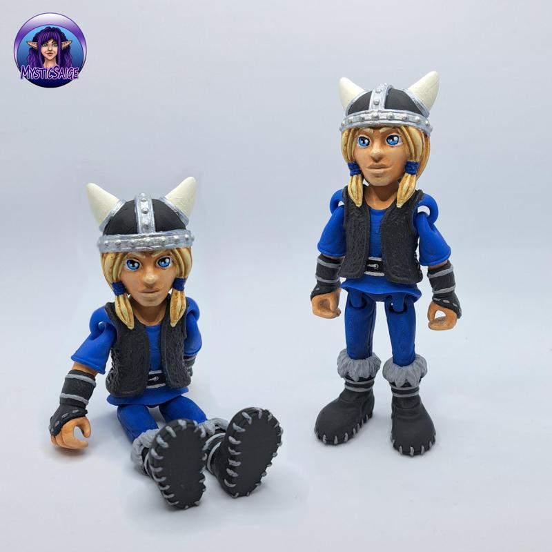 Viking – With Weapons and Rack