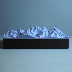 Desk paper tray and organizer “Montagne”