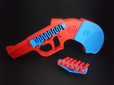 derringer spring gun fully 3d printed