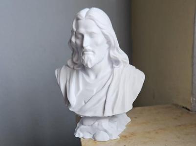 Sculpture of the bust of Jesus Christ