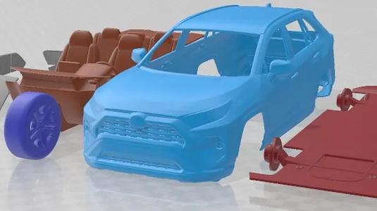 Toyota Rav4 2019 Printable Car