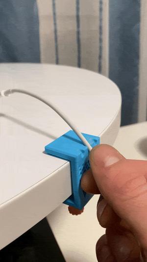 Mini Desk Cable Organizer – 3 Slots