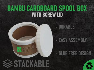 Bambu Lab Cardboard Spool Box [stackable]