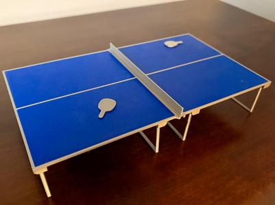 Collapsible Desktop Table Tennis Court