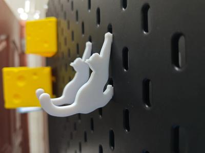 Pegboard Cat Hook (Compatible with IKEA SKADIS)