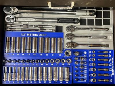 Gridfinity 3/8 metric socket set