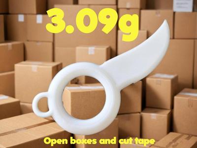 Open boxes and cut tape