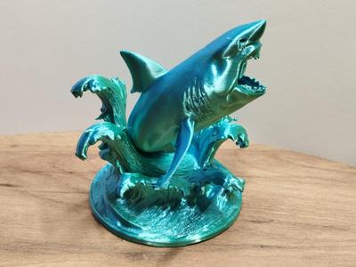 Megalodon sculpture