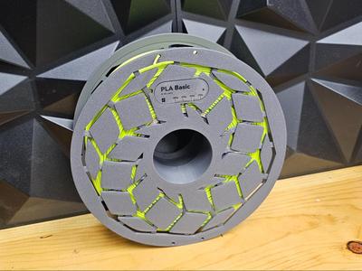 Geometric Twist-Lock Reusable 3D Filament Spool